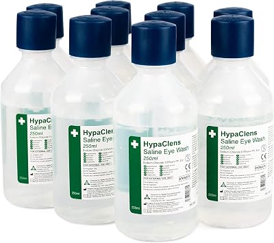 Safety First Aid Group HypaClens Emergency Sterile Eyewash 10 x 250ml