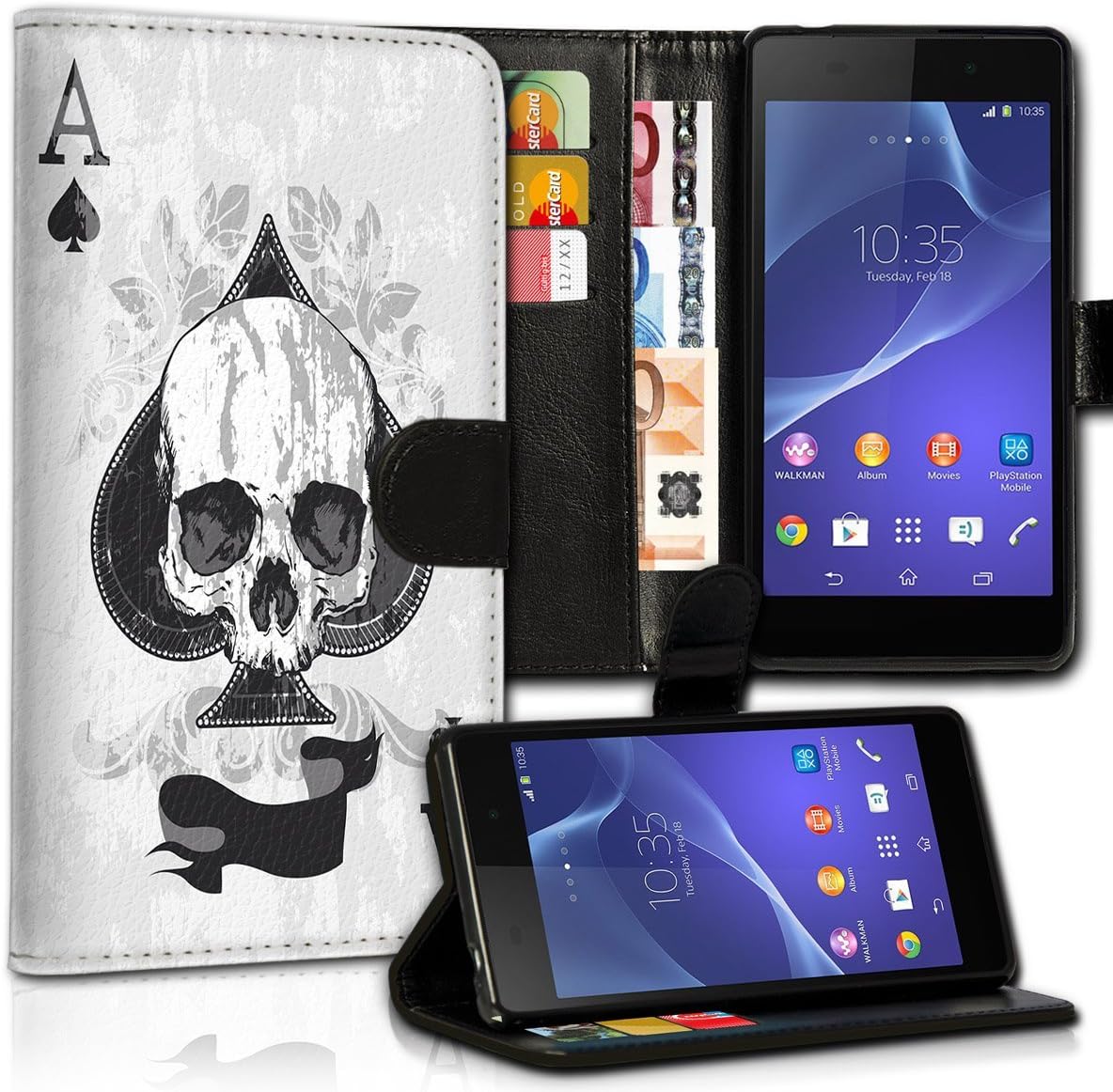 Wicostar Book-Style Flip Mobile Phone Case Hard Back Cover Case for Samsung Galaxy J5 Version UMV39 Design11