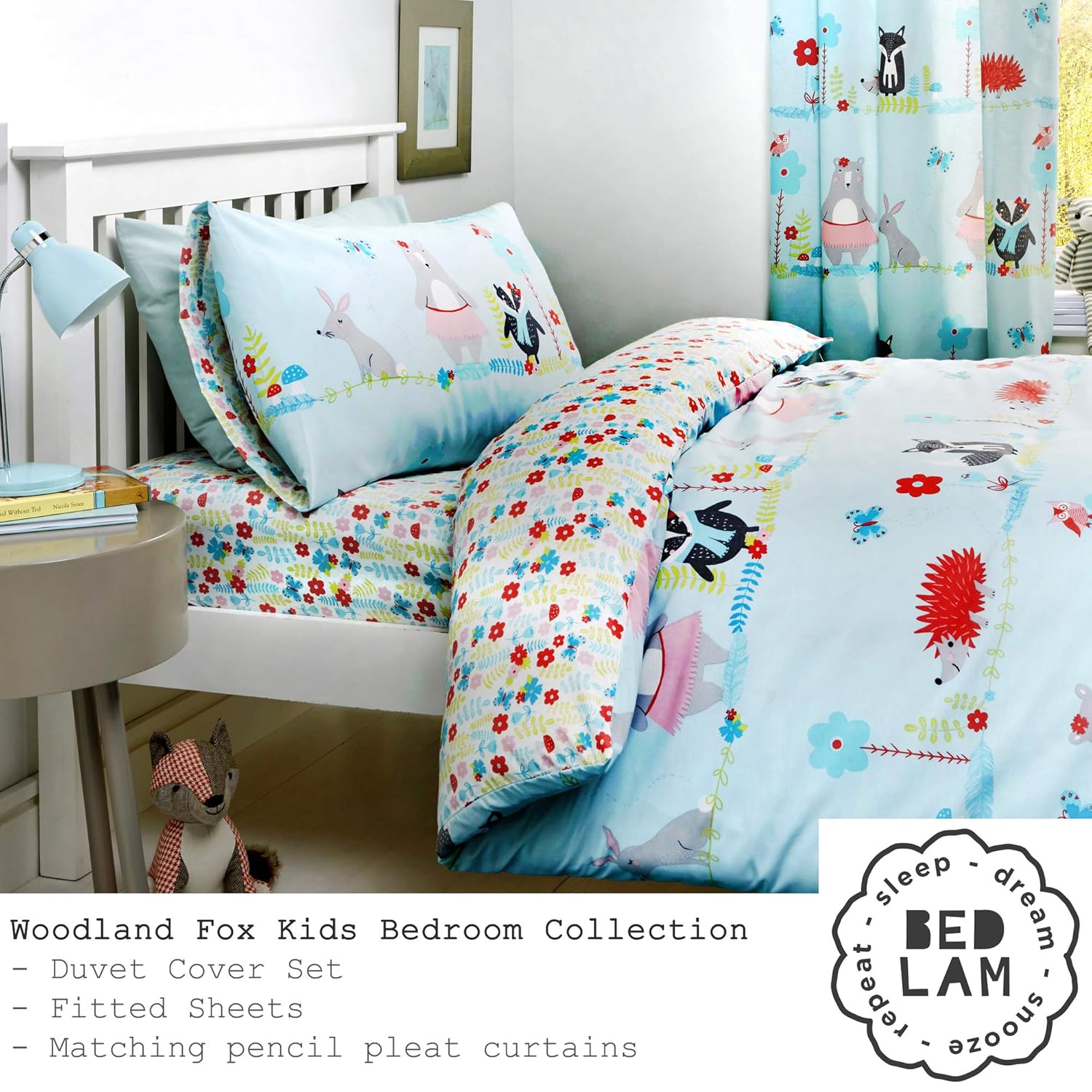 cot bed duvet set girl