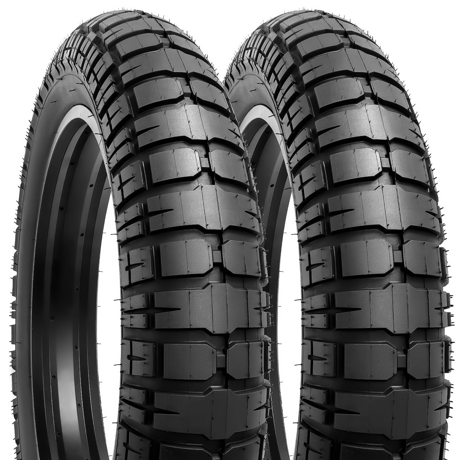 Photo 1 of YUNSCM 2-PCS 20" Heavy Duty Fat E-Bike Tires 20 x 4.0/98-406 Compatible with 20x4.0 20X4 All-Terrain E-Bike Bicycle Tires (Y-1310)