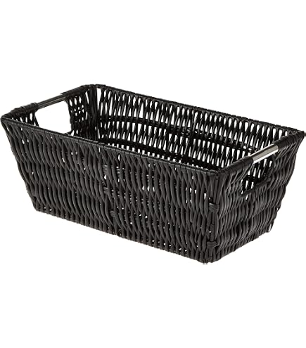 Whitmor Set de 3 bolsas de Rattique, Espresso