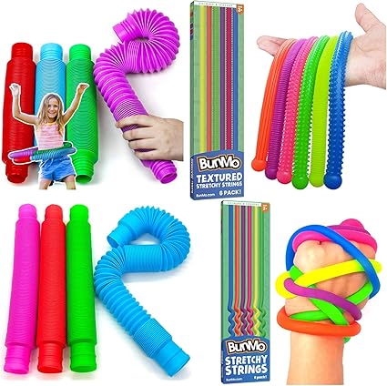 bunmo pop tubes sensory toys