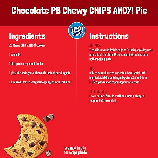 CHIPS AHOY! CHEWY CHOCOLATE CHIP COOKIES, PARTY SIZE, 26 OZ