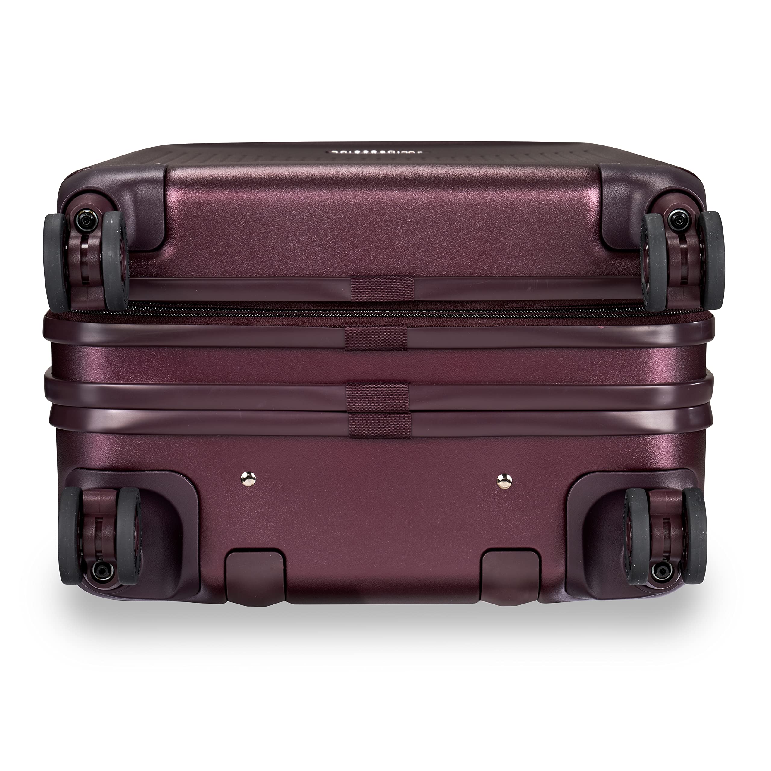 Sympatico Hardside International Spinner Luggage, Plum, 21-Inch Carry-On
