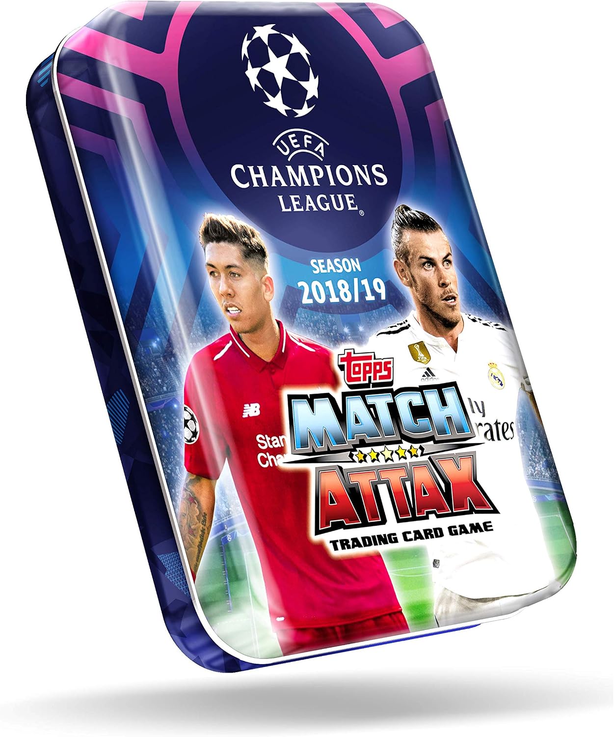 UCL Match Attax 2018/19 Mini Tin - 1 at Random, Silver Or Gray, 294 cubic centimeters - Image 4