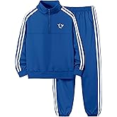 MIGU Boys Clothes for Boys Outfits Set Half-Zip Pullover Sweatshirt and Sweatpant 2pcs Boys Tracksuit