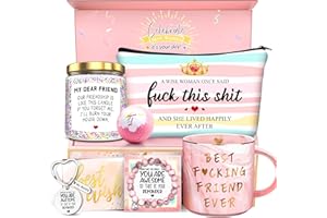 YORKTEND Birthday Gifts for Women Best Friends Friendship Gifts for Women Funny Gifts for Female BFF Female Bestfriend Bestie Scent Candles Coffee Mug Gifts for Friends Her Sister