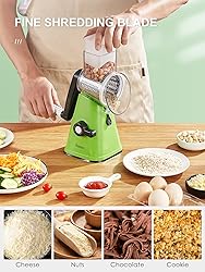 Cheese Grater, Reemix Rotary Cheese Grater with