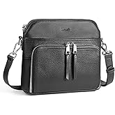 befen Genuine Leather Crossbody Purses for Women, Women's Small Crossbody Shoulder Bag with Built in RFID Wallet