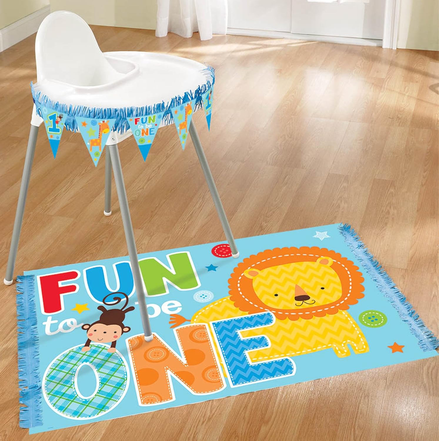 Best boy 1st birthday high chair decorating kit