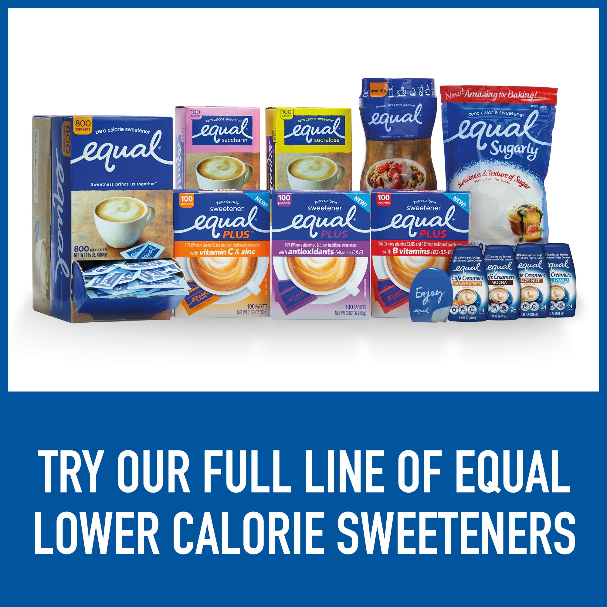 EQUAL 0 Calorie Sweetener Tablets, Sugar Substitute, Zero Calorie Sugar