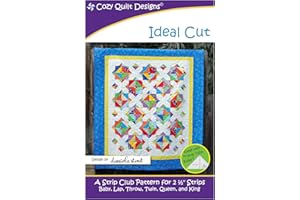 Cozy Quilt Designs 'Strip Club' Pattern - Ideal Cut (Includes Instructions for six Project Sizes)