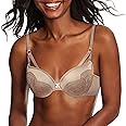 Maidenform Women's Underwire Bra, Love the Lift Smoothing Lace Demi Bra, Push-up Bra for Women