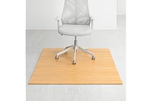 Anji Mountain Deluxe Bamboo Chairmat, 60" x 48", Natural