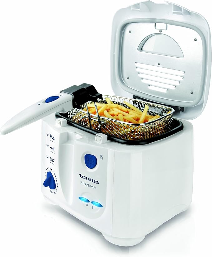 Taurus Prisma Freidora, 1.2 kg, Plástico, Color blanco: Taurus ...