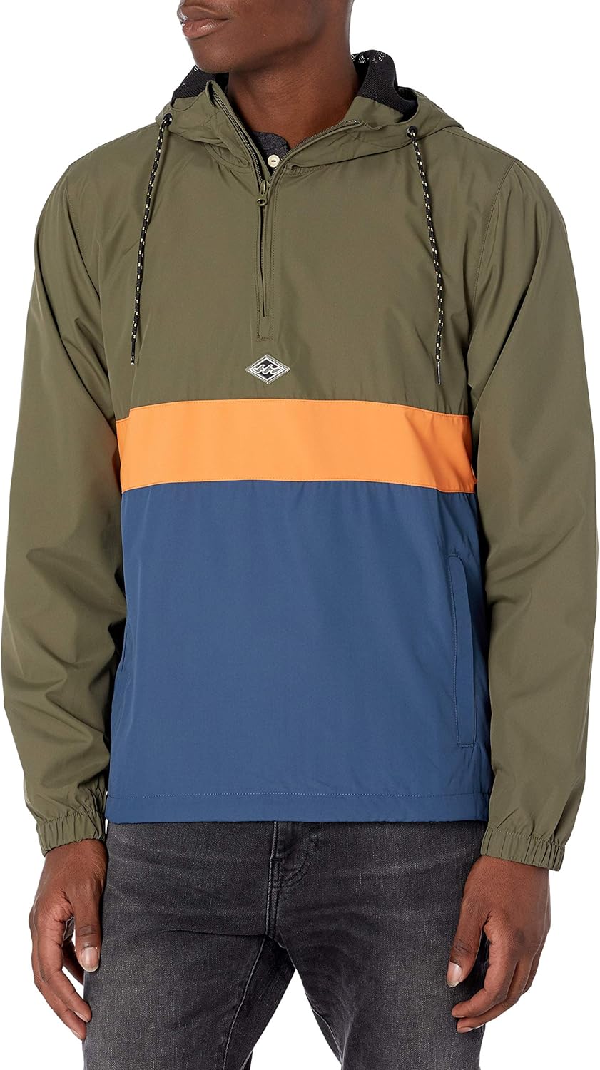 Billabong mens Wind Swell Anorak: Clothing