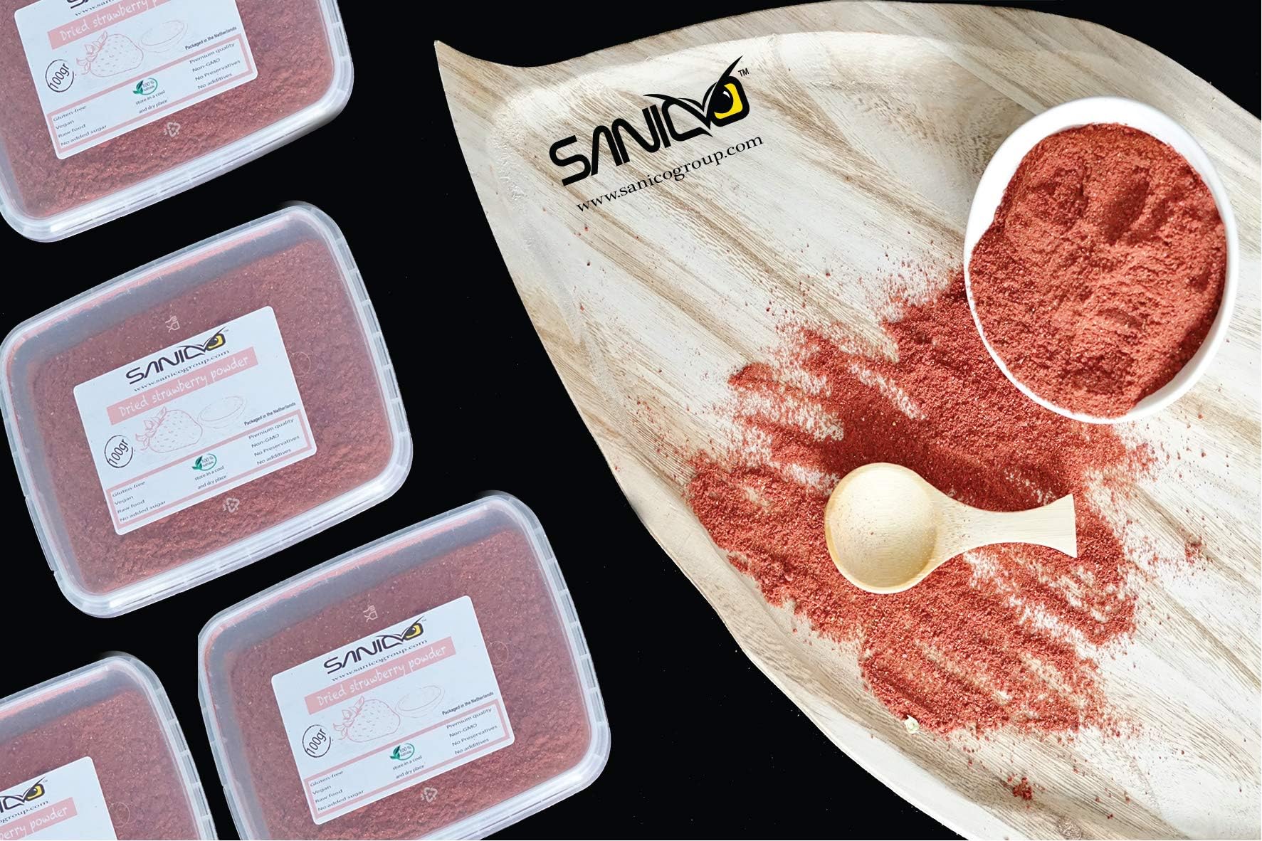 Dried Fruit Strawberry Powder-%100 Natural Pure Edible-No Added Sugar (100Gram)