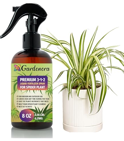 Amazon.com : Spider Plant Fertilizer  Liquid Plant Food for Longer  Runners, Greener Leaves & Healthy New Growth, 8 oz : Patio, Lawn & Garden