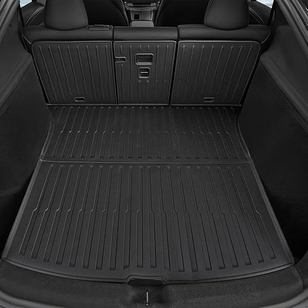 GALVAGNITE FLOOR MATS FOR 2026 2025 TESLA MODEL Y JUNIPER, FULL COVERAGE ALL WEATHER FLOOR MAT CARGO LINER TRUNK MAT FRUNK BACKREST MATS ACCESSORIES (NOT FIT STANDARD)