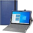 Bige for IdeaPad Duet 3i 10IGL5 Case,PU Leather Folio 2-Folding Stand Cover Case for Lenovo IdeaPad Duet 3i /Lenovo Windows Duet 3i 82AT00F2US 10.3" 2-in-1 Laptop,Dark Blue
