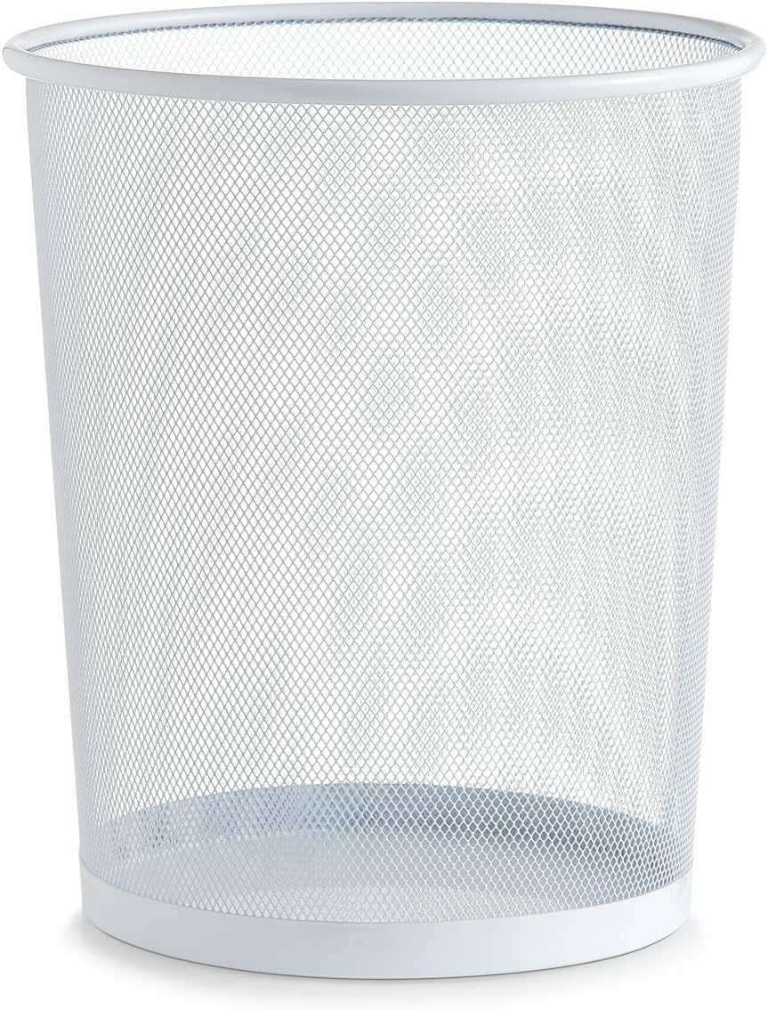 Zeller 17724 Paper basket Mesh of net White