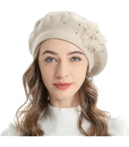 Halloween Red Devil Horn Tail Painter Hat Lolita Beret Cap