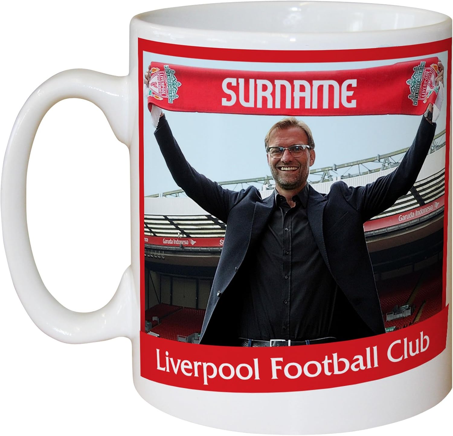 Official Personalised Liverpool FC Manager Mug Amazon.co.uk Kitchen & Home