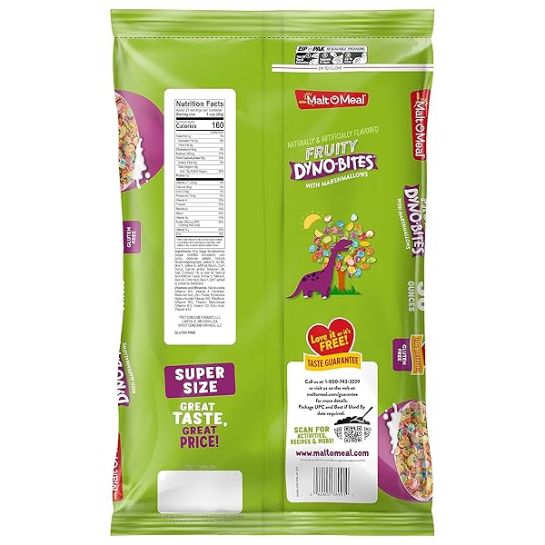 MALT-O-MEAL, FRUITY DYNO NITES CEREAL WITH MARSHMALLOW, 30 OUNCE