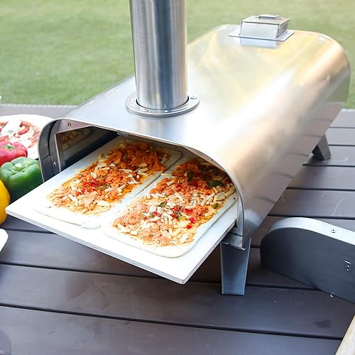 BIG HORN Pizza Oven, Outdoor Portable Pellet Pizza Oven Rapid
