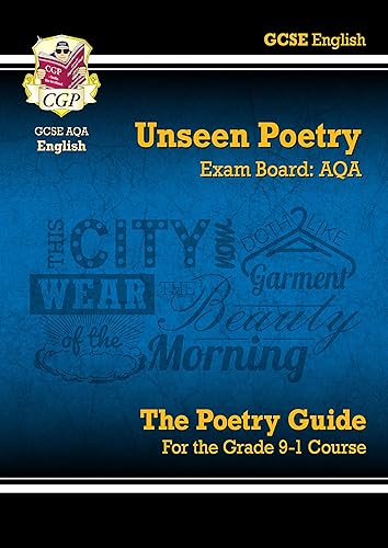 Download New Grade 9-1 GCSE English Literature AQA Unseen Poetry Guide - Book 1 PDF