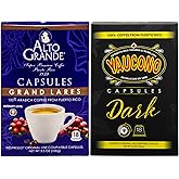 Alto Grande Super Premium and Yaucono 100 Percent Coffee From Puerto Rico Capsules Compatible with Nespresso Machines, 36 Count (18 Yaucono, 18 Alto Grande Grand Lares)