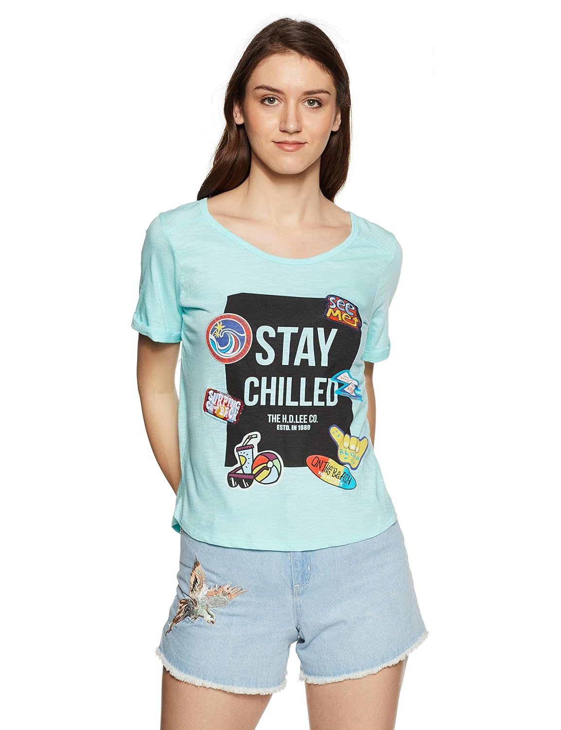 lee women's graphic print t-shirt