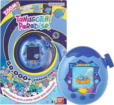 Tamagotchi Paradise Blue Water Shell Virtual Pet Zooming Worlds Toy