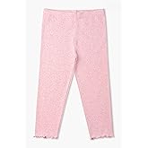 monica + andy Ribbed Leggings, 100% Organic Clothes for Girls, Baby & Girl Leggings, Sizes for Kids, Toddler & Infant