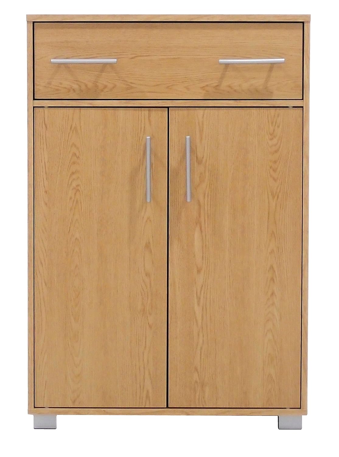 Free Standing Cupboard Reversible Door, 1 Draw 3 Shelf Sideboard