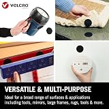 VELCRO Brand Heavy Duty Stick-On Coins 45mm x 45mm 6 Pack Black view 4