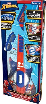 Lexibook Spider-Man Light-Up Electronic Guitar with Glasses Microphone view 6