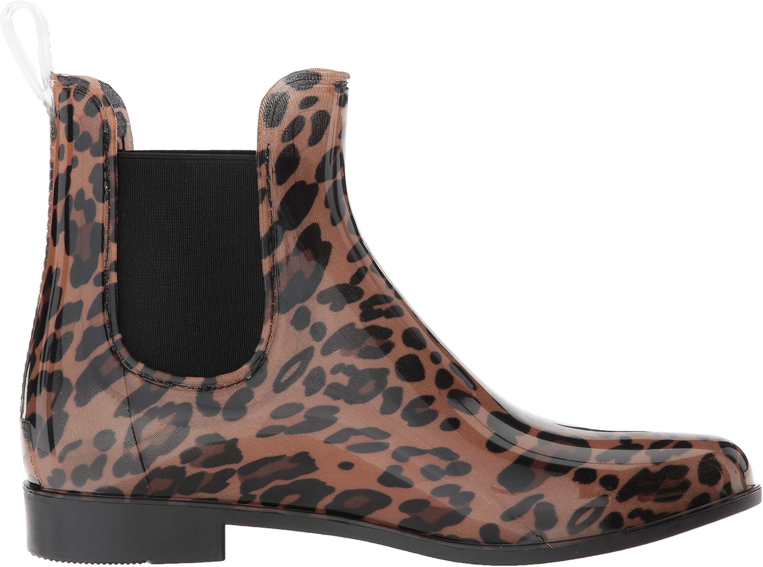 leopard rain booties