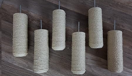 Capri Corner Sisal Stufe, Wand Kratzstamm für Katzen Catwalk Wandpark