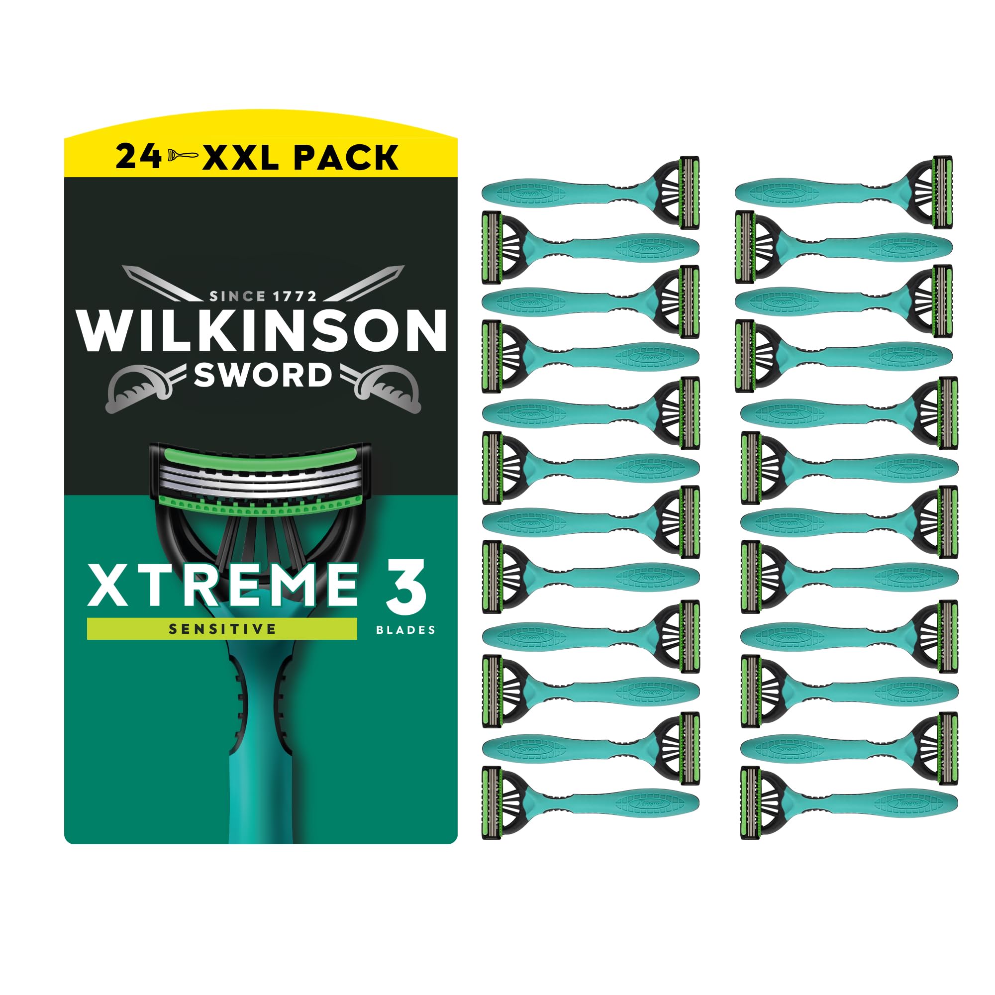 Wilkinson Sword Xtreme 3 Sensitive Einwegrasierer für Männer 16+8