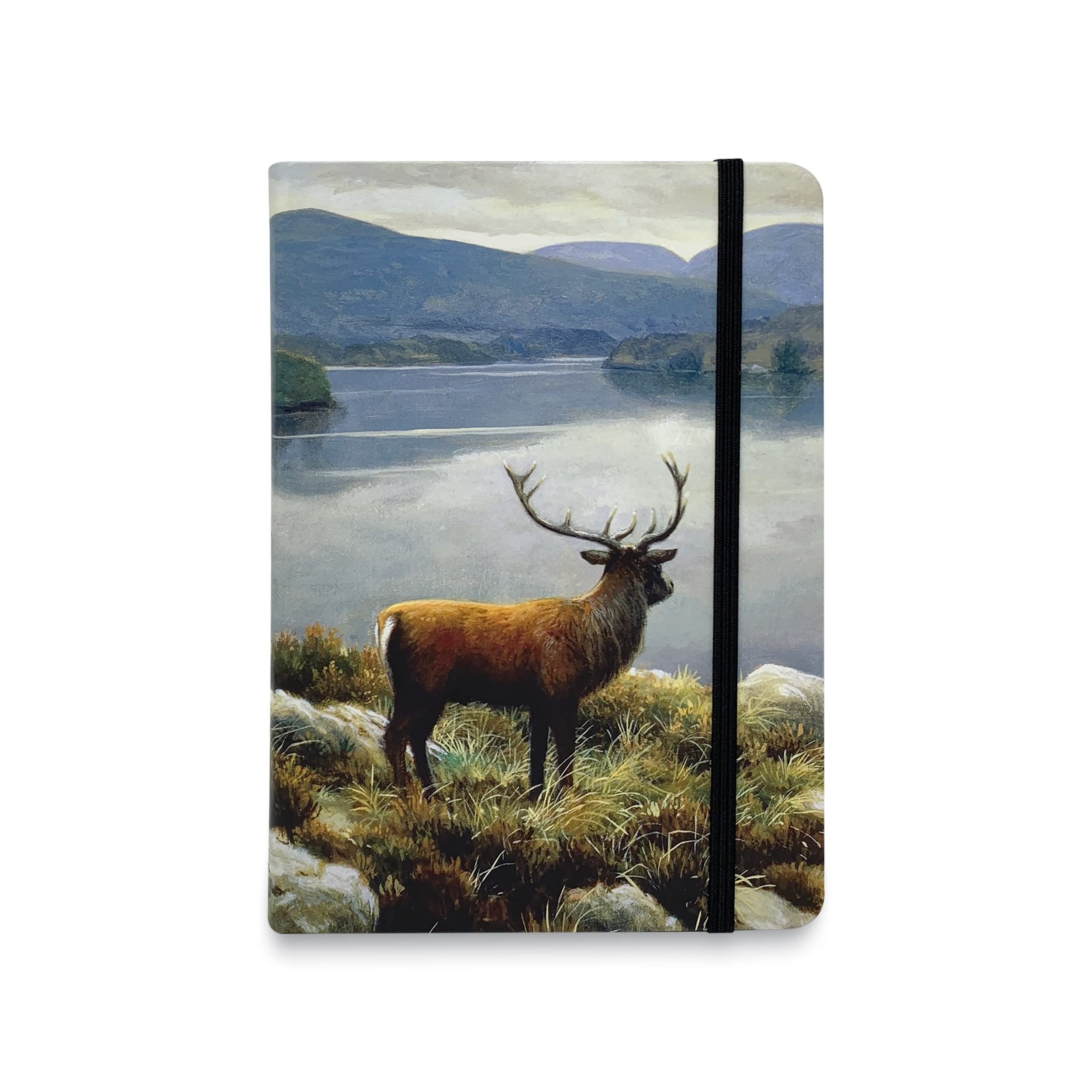 Red Stag at Killarney Flexible Pocket Notebook by Julian Friers - Memo Writing Pad - Stationery