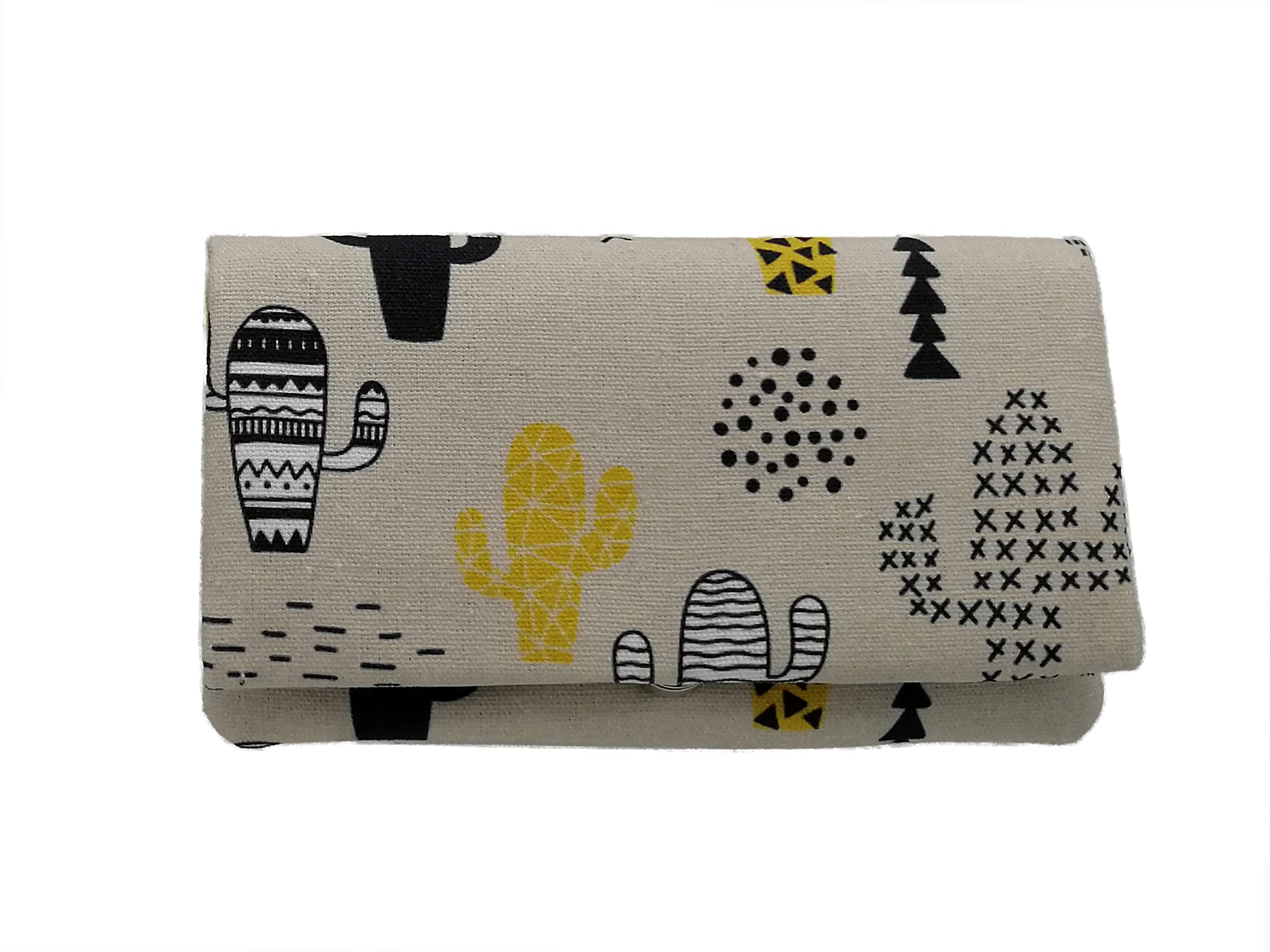 Plan B, Rolling Tobacco Cigarette Case, Ýolo Cactus, 16 x 8.5 cm, 50 g, with EVA Rubber Bag, Beige with Print