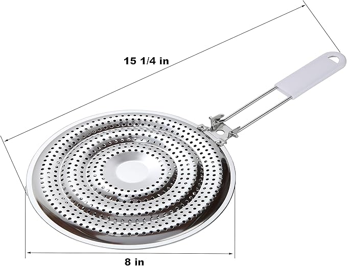 Amazon.com: Difusor de calor para estufa de gas o estufa ...