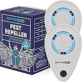 BRISON Ultrasonic Pest Repellent Plug in – Mice Rats Spider Control - for Repelling Rodents & Insects Out of Indoors, Non-Tox