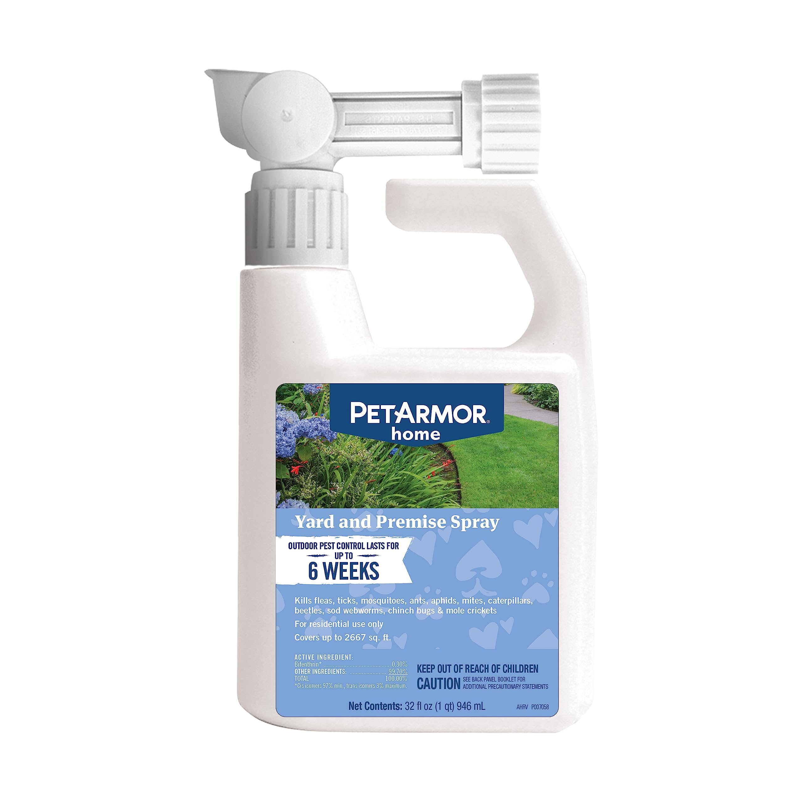 Photo 1 of PetArmor Home Yard Spray for Dogs, Kills and Protects Against Fleas, Ticks, Mosquitoes, Ants, and Other Bugs, 32oz