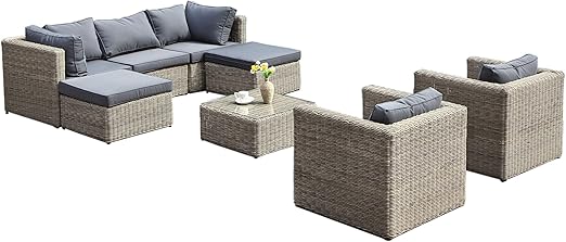 Au Jardin De Chloe Grand Canape Salon De Jardin Modulable Resine