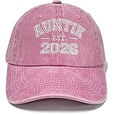 Horpe Embroidered Baseball Hats EST 2026 for Mom Dad Grandma Grandpa Papa Nana Uncle and Auntie