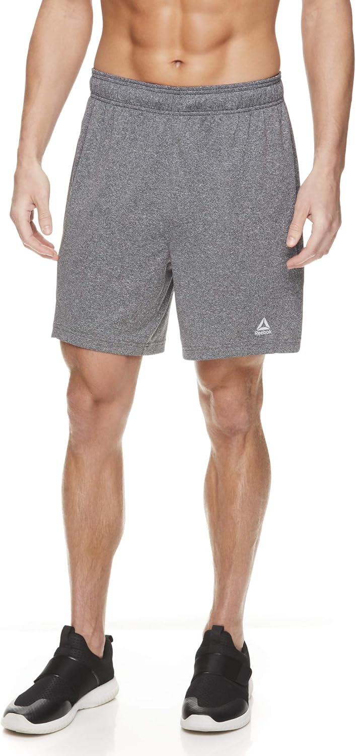 Reebok Men's Drawstring Shorts - Athletic Running & Workout Short w/ Pockets: Clothing