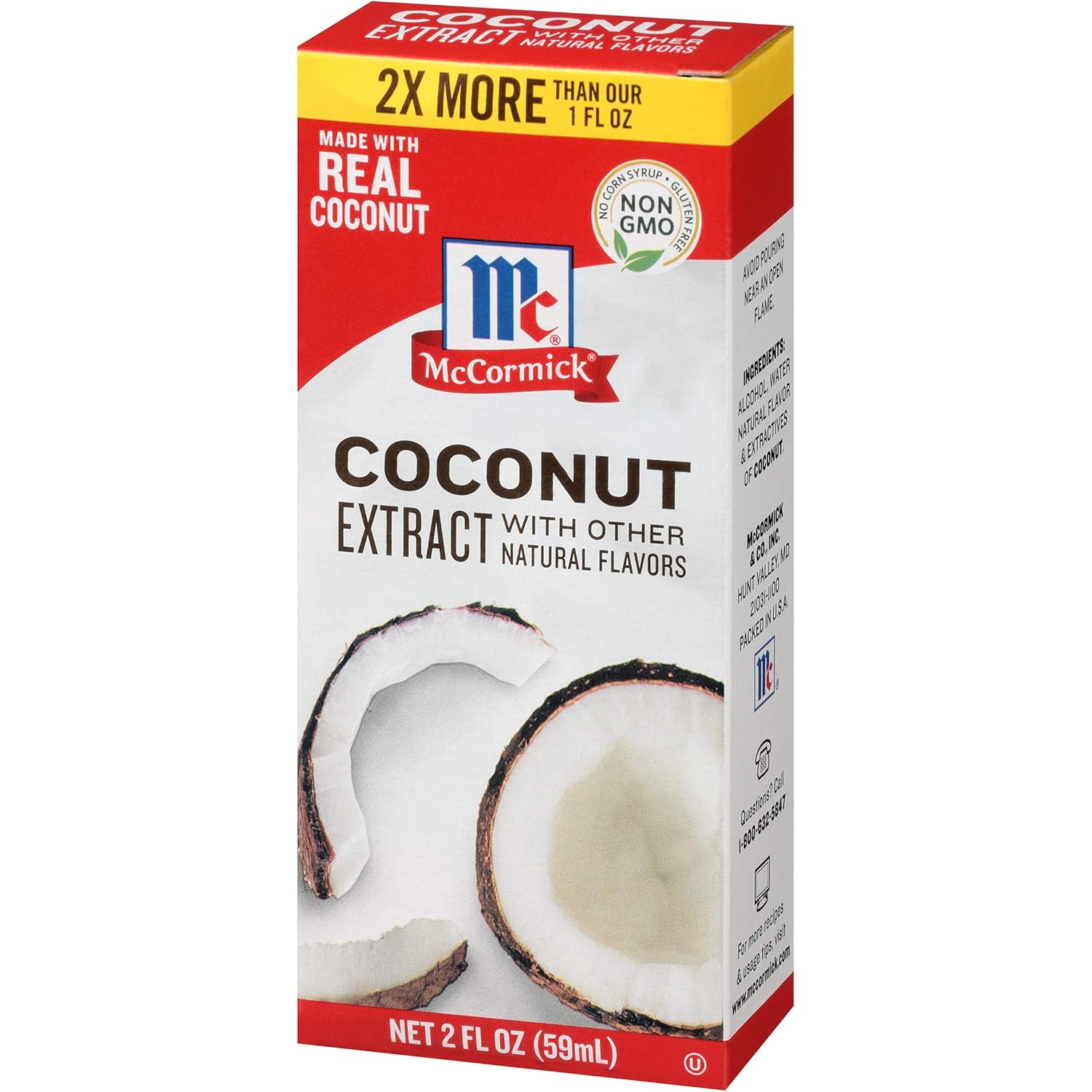 McCormick Coconut Extract, 2 fl oz Grocery & Gourmet Food
