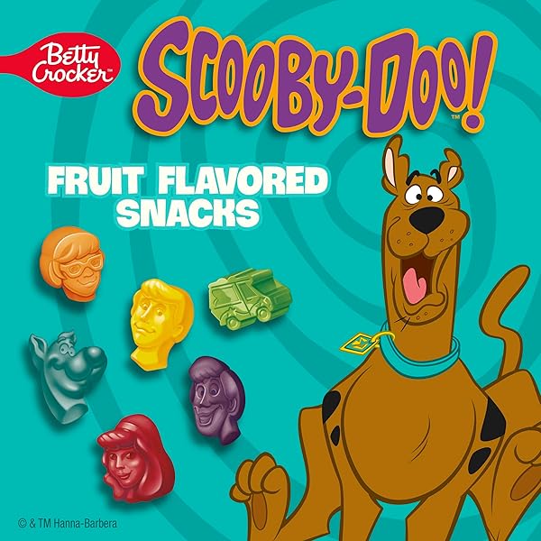 SCOOBY-DOO FRUIT FLAVORED SNACKS, GLUTEN FREE, KIDS SNACKS, VALUE PACK, 22 CT, 17.6 OZ